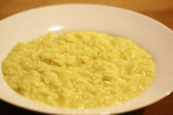 Saffron risotto