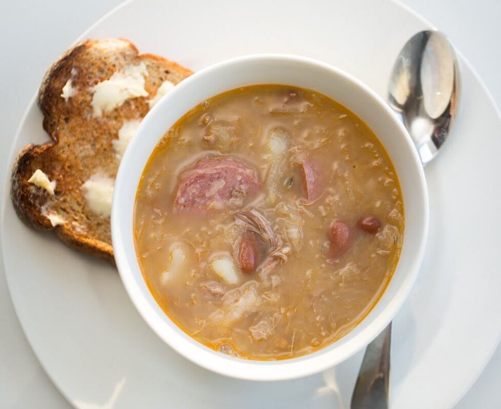 Jota: pork, bean and sauerkraut soup