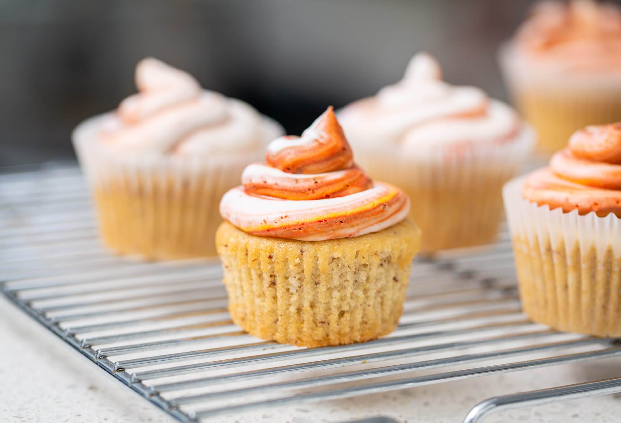 Simple vegan vanilla cupcake