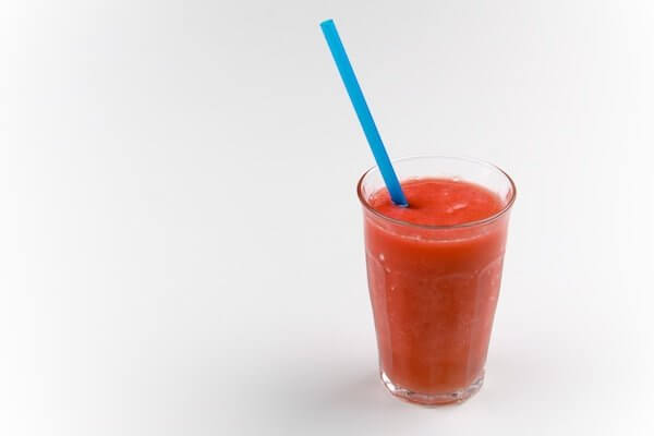 Frozen strawberry daiquiri from the Vitamix
