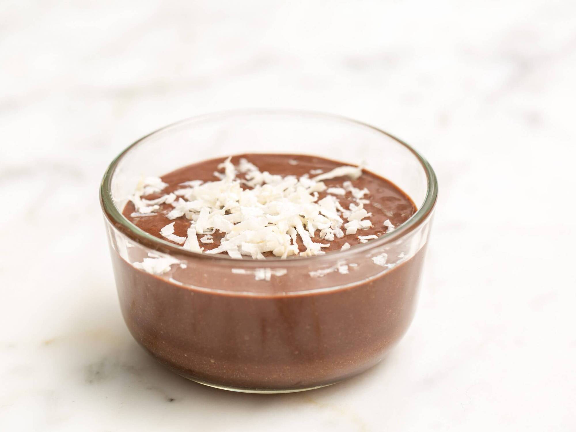 Protein powder chocolate pudding