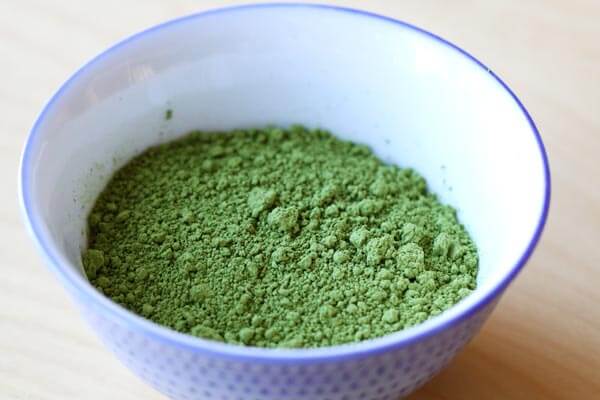 Matcha green tea powder