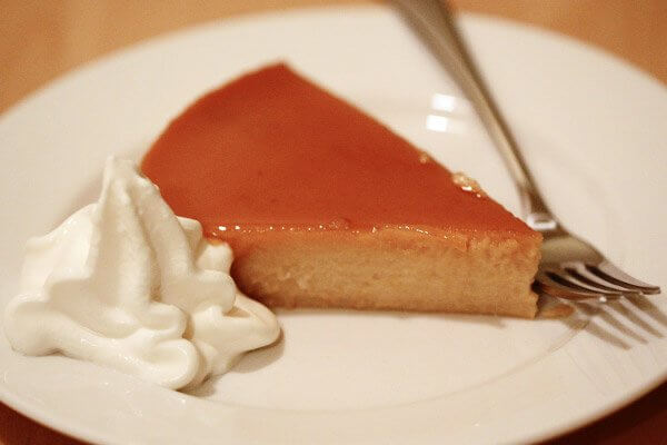 Pumpkin crème caramel